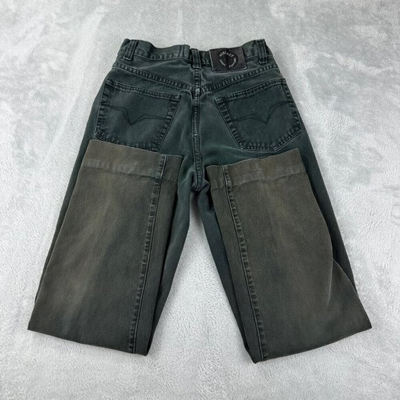 Versace Green Jeans Couture Women’s Size 29x28 Zipper Fly Denim - Picture 14 of 15